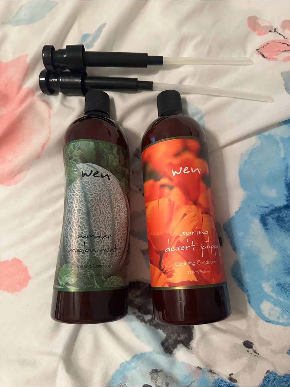 WEN Cleansing Conditioners - Summer Melon Mint and Spring Dessert Poppy